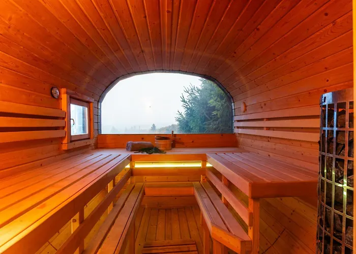 Luxus-ferienhaus Mit Sauna, Hot Tub Und Grandiosem Panorama