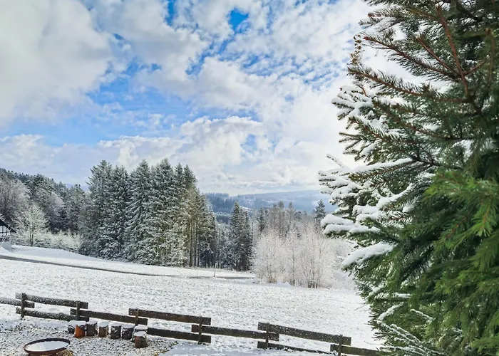 بيت للعطل Luxus-ferienhaus Mit Sauna, Hot Tub Und Grandiosem Panorama