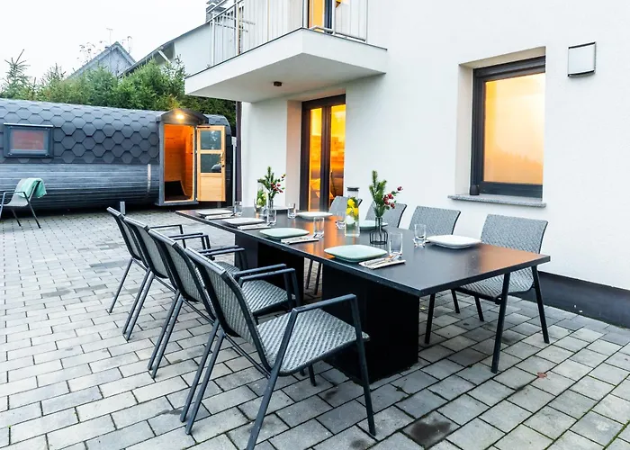 Luxus-ferienhaus Mit Sauna, Hot Tub Und Grandiosem Panorama وينتربرغ